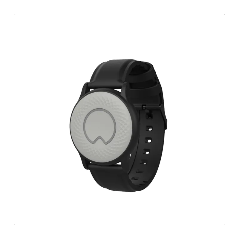 Pulse Companion on a black wrist strap